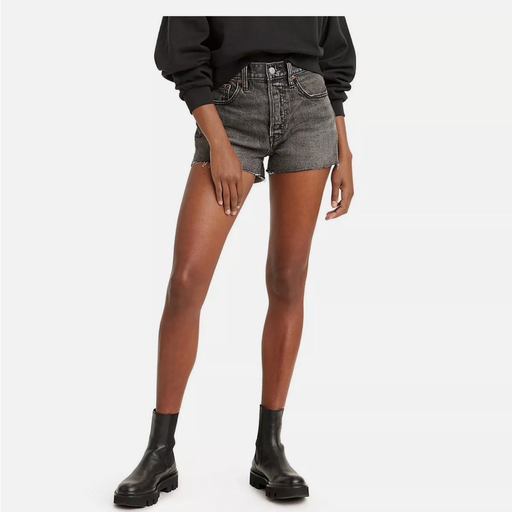 Levi's Women's Premium 501 Original Shorts - Black